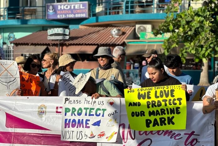 A coordinated civic response to a presidential decree put the small BCS town of Loreto at the center of Mexico's growing pushback against cruise ship tourism.