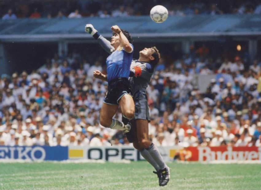Diego Maradona 1986 "Hand of God" goal against England