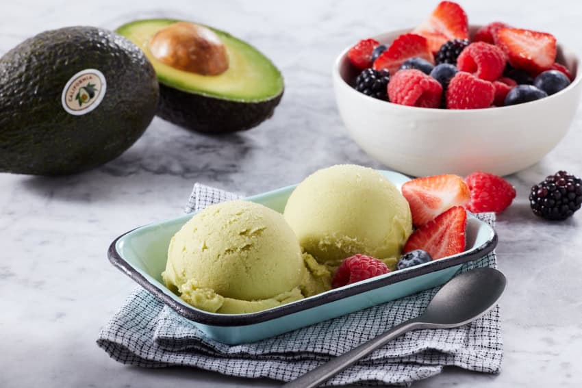 Avocado ice cream