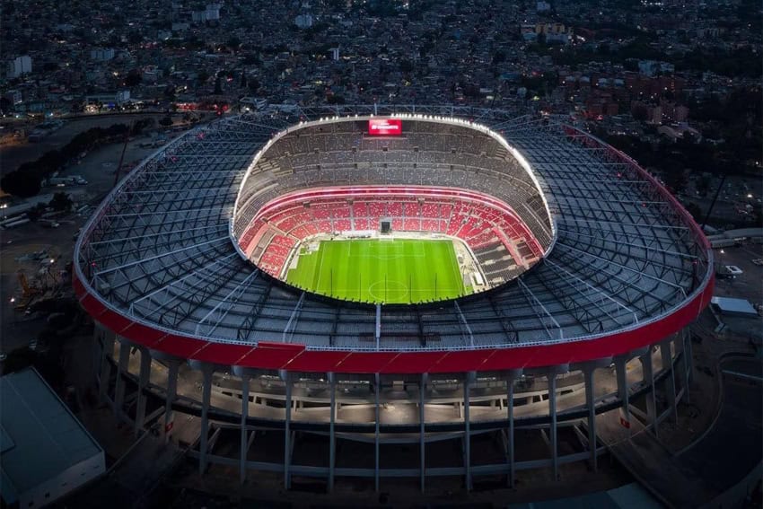 Estadio Azteca, aka Estadio Banorte or Mexico City Stadium for the World Cup