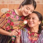 Mother and daughter in Mexico