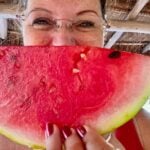 a watermelon smile