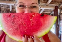 a watermelon smile