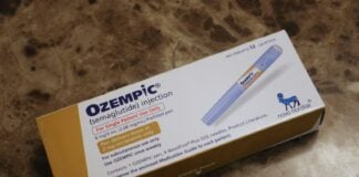 Box of Ozempic on a counter