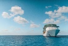 cruise ship on the sea
