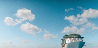 cruise ship on the sea