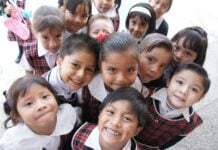 Mexican schoolchildren