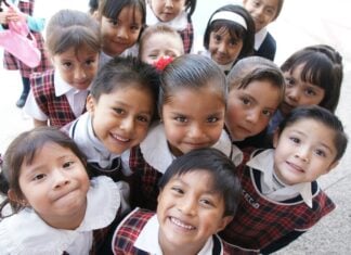 Mexican schoolchildren