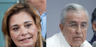 Maru Campos and Rubén Rocha