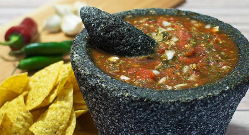 freshly made salsa