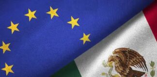 Eu and Mex flags