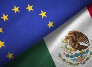 Eu and Mex flags