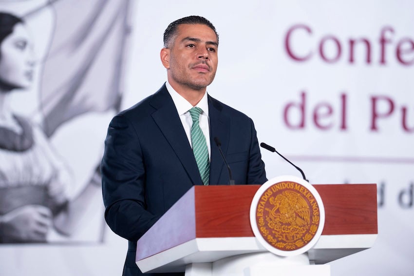 Security Minister Omar García Harfuch 
