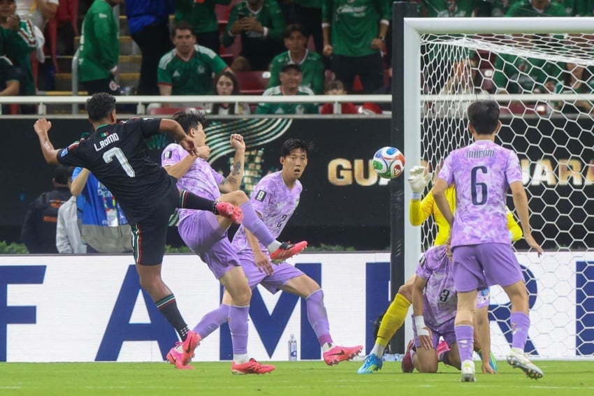 Luis Romo puts Mexico up 1-0 in Guadalajara, as Mexico's national team defeats South Korea