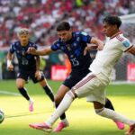 Lamine Yamal of Spain operates against Uruguay in the 2026 FIFA World Cup