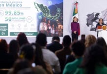 The director of the CFE said on Wednesday that during Sheinbaum's term, 17,106 electricity projects have already been built. She highlighted that the number — achieved in just 20 months — is higher than the total number of projects completed in the 2006-12 and 2012-18 terms of government.