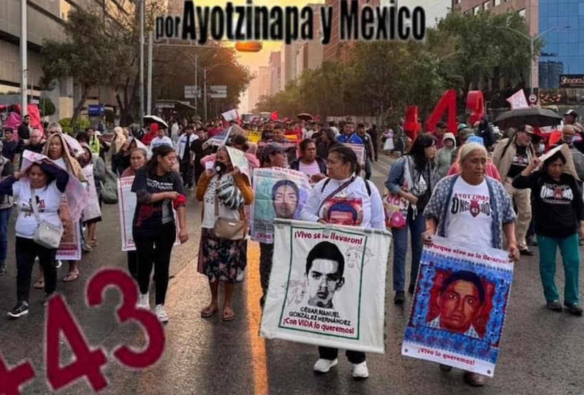 Ayotzinapa protest 2026