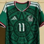 Authentic Mexico team jersey produced by Adidas