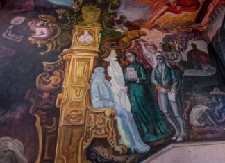 José Chávez Morado mural in the Alhóndiga de Granaditas