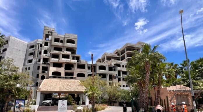 The 'Gray Ghost' in downtown Cabo San Lucas