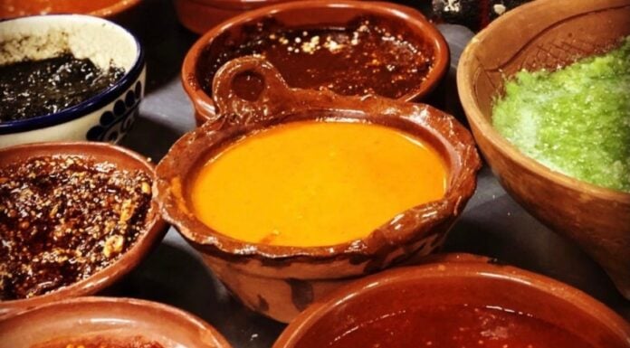 Spicy salsas in Mexico