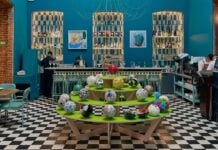 Magda restaurant and artists' ballsy creations
