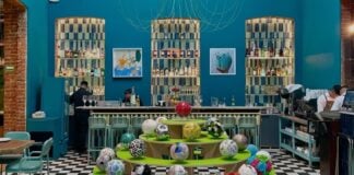 Magda restaurant and artists' ballsy creations