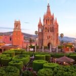 Cathedral and gardens of San Miguel de Allende