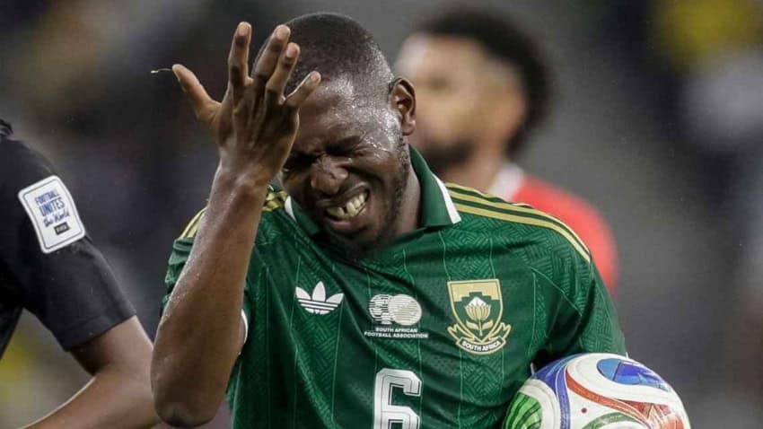 Aubrey Modiba of South Africa's national team