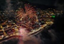 Fireworks over Puerto Vallarta