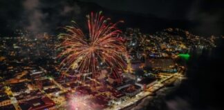 Fireworks over Puerto Vallarta