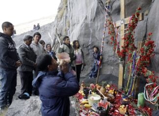 The people of Santiago Xalitzintla keep Popocatépetl from erupting with chants and Indigenous prayers that blend native tradition with Catholic religious motifs.  
