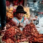 Candy vendor in Mexico