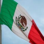 Mex flag pointed down