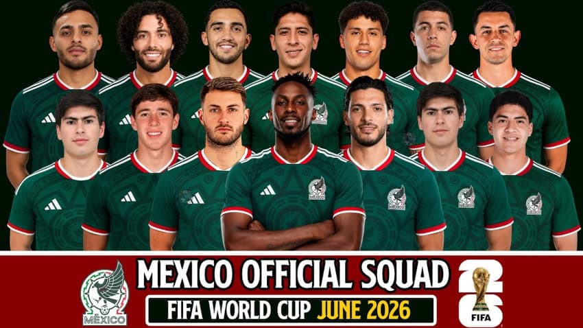Mexico's 2026 team for the FIFA World Cup