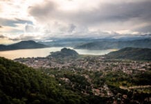 Skyline of Valle de Bravo, Mexico state
