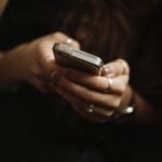 Person on their cell phone