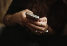 Person on their cell phone