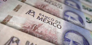 Mexican peso 500 peso bills