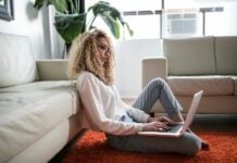 working at home