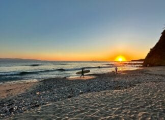 Bay of Banderas surfing beach