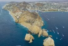 Cabo San Lucas, view from the city from Land's End in