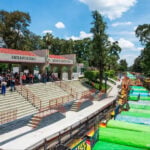 The renovated Embardero Zacapa dock in the canals of Xochimilco
