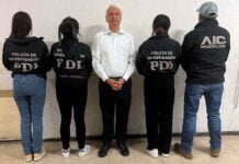 Víctor Rodríguez was arrested in the Narvarte neighborhood of Mexico City on Tuesday at 5:32 p.m. before he was officially booked in Cuernavaca.
