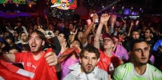 tourists in Mexico for the World Cup