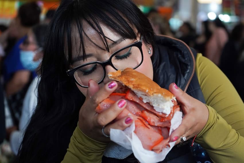 torta being eaten