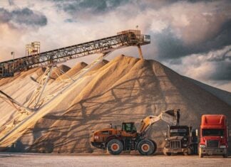 Vulcan Materials work site