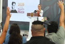 President Sheinbaum calls on reporters at her July 17 press conference