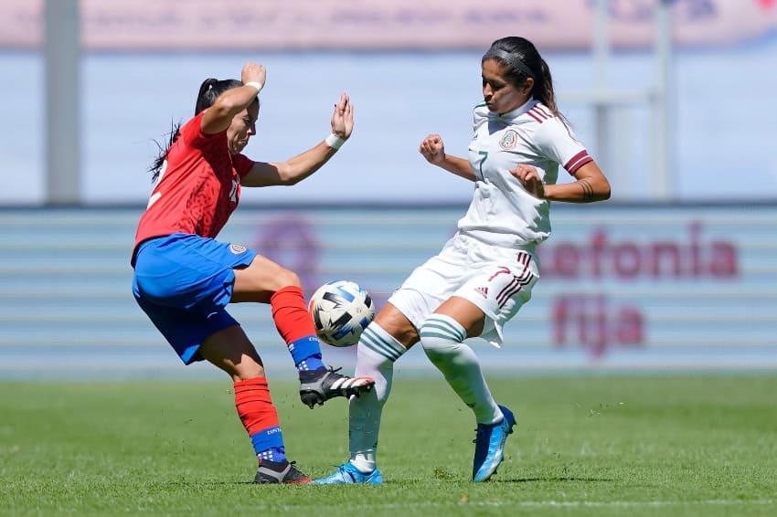 Costa Rica vs. Mexico in women's friendly from 2021