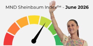 Sheinbaum Index™ with photo of Sheinbaum